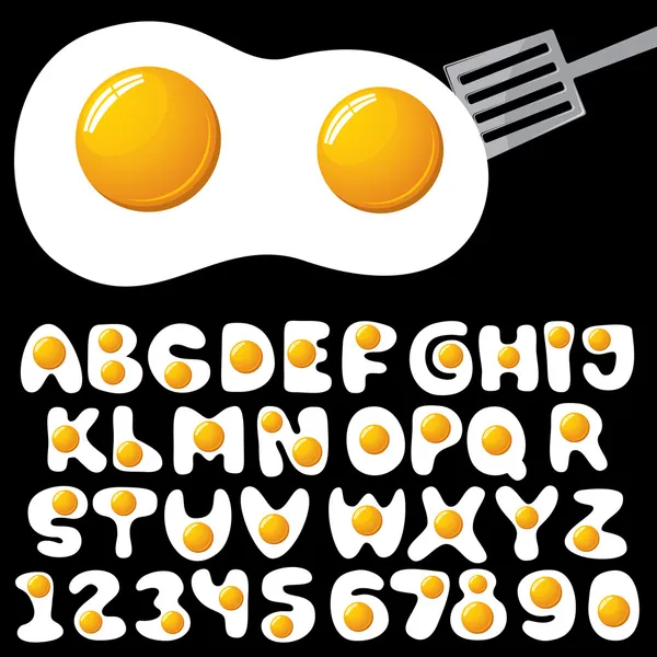 Αυγά αλφάβητο — Διανυσματικό Αρχείο