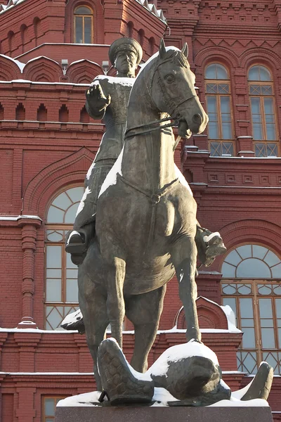 stock image The monument to marshal Zhukov, Russia