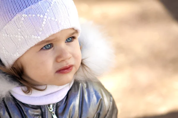 Bambina in inverno — Foto Stock