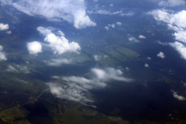 stock image View from an airplane