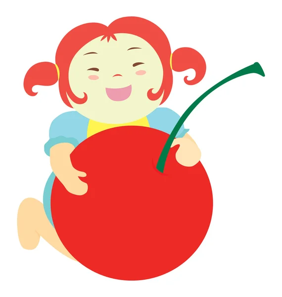 Minha Cherry Girl 5 — Vetor de Stock
