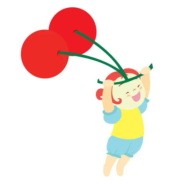Minha Cherry Girl 7 — Vetor de Stock