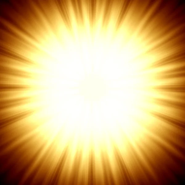 Uma explosão de estrela ou um clarão de lente — Fotografia de Stock