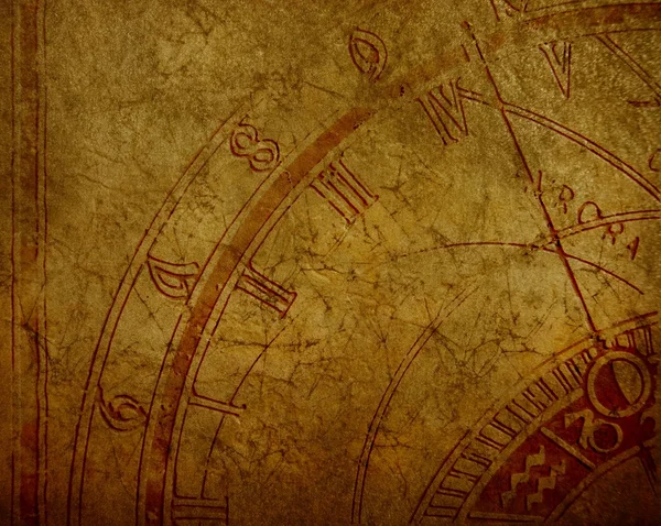 Abstrakter Hintergrund mit antiken Uhren und Kopierraum — Stockfoto