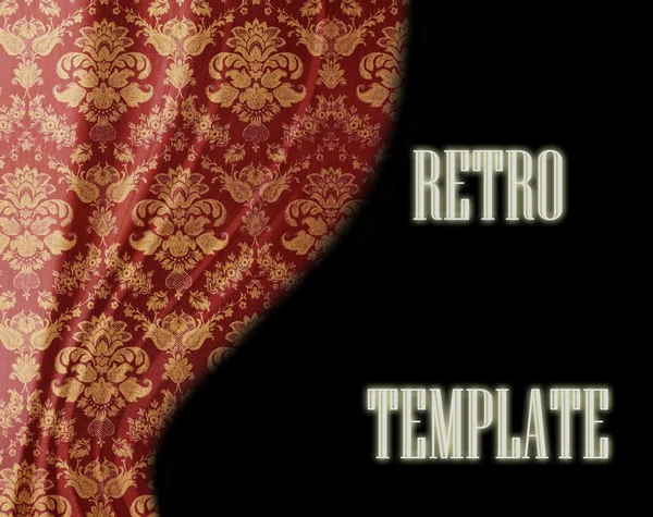 Retro template (see portfolio retro collection) — Stock Photo, Image