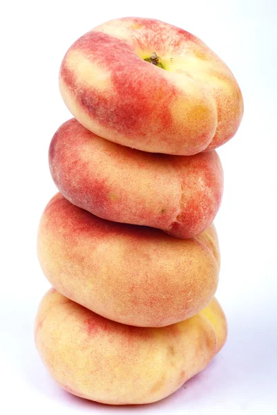 Frisch geschnittener Pfirsich — Stockfoto