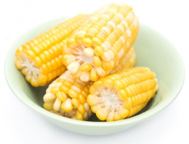 Corn yemeğin üzerine