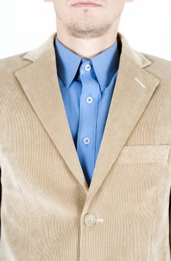 Beige suit clipart