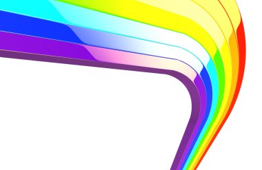 3d Rainbow clipart