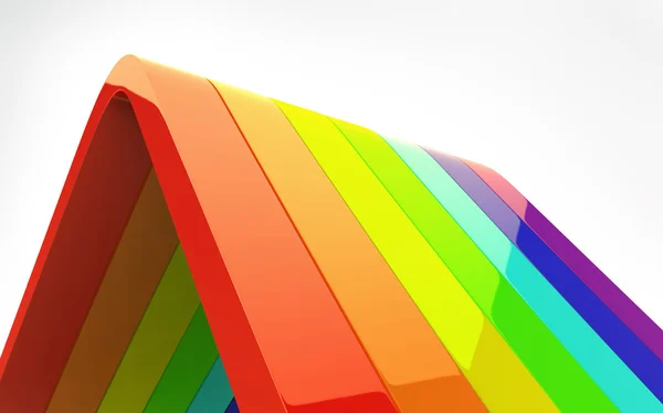 3D rainbow — Stock fotografie
