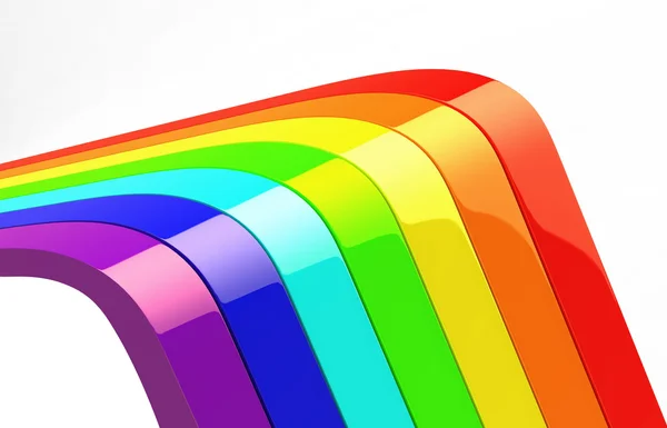 3D rainbow — Stock fotografie