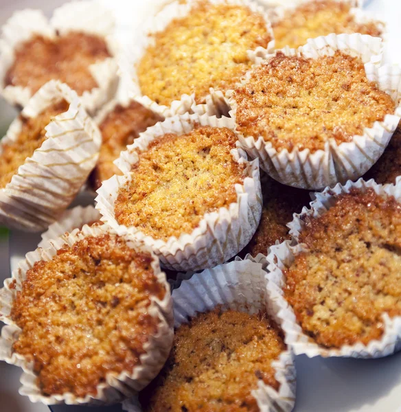 Nuts muffins — Stock Photo, Image