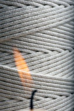 Extreme close up of wick cord clipart