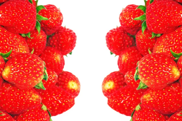 Rote frische Erdbeeren — Stockfoto