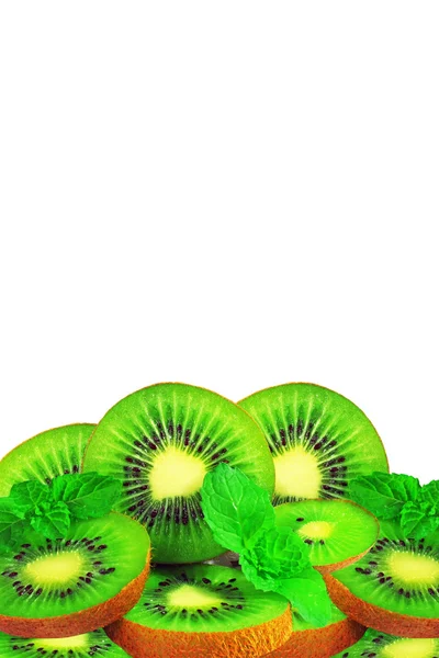Abstraktes Foto einer Kiwi — Stockfoto