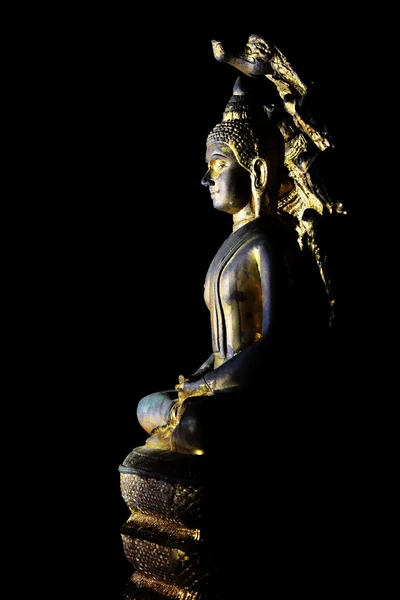 Licht des Buddha Bildes — Stockfoto