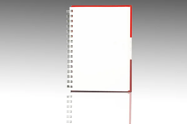 Faccia di notebook per sfondo — Foto Stock