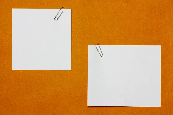 Beyaz kağıt, metin veya resim — Stok fotoğraf