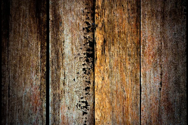 어두운 가장자리 나무 벽의 빛 — 스톡 사진