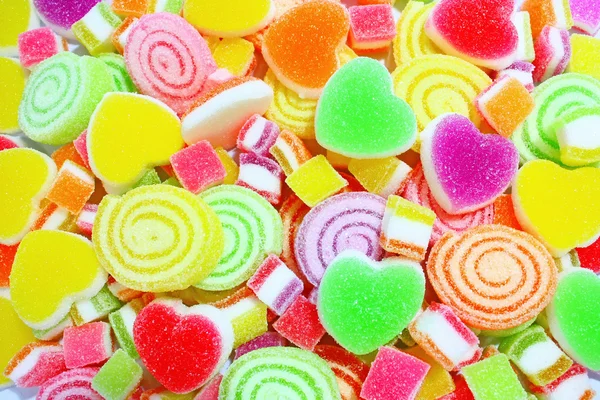 Красочные конфеты на заднем плане . — стоковое фото