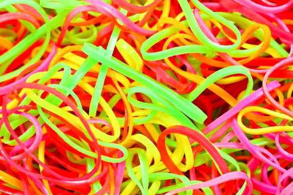 Fasce elastiche colorate — Foto Stock