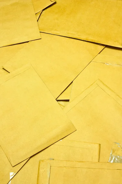 Bruine envelop documentachtergrond — Stockfoto