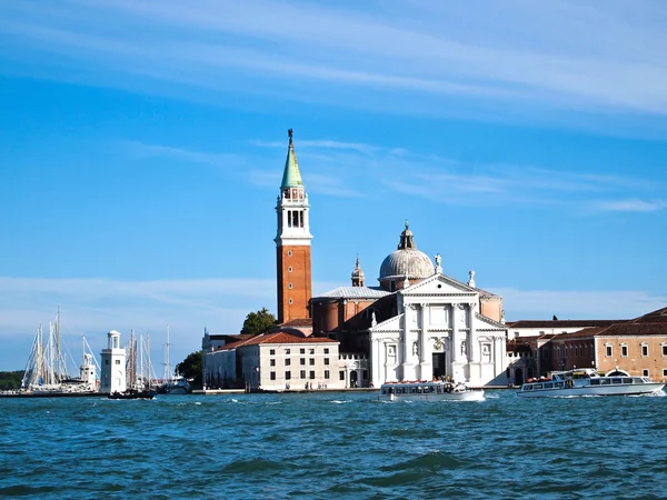 Meerblick auf die Kirche von San Makro, Venedig Italien — Stockfoto