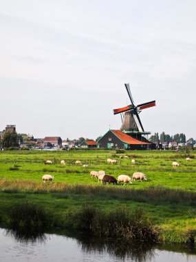 A Dutch Windmill , Netherlands clipart