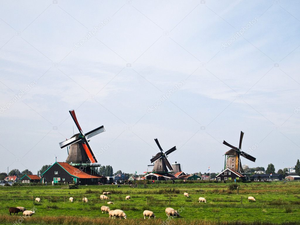 Dutch windmills , Netherlands