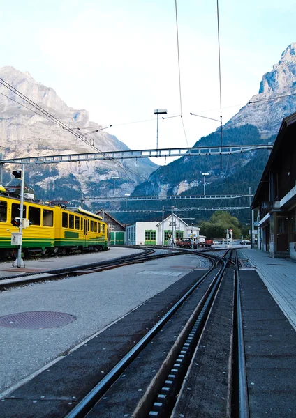 Train Station view at Jungfrau — Stock Photo, Image