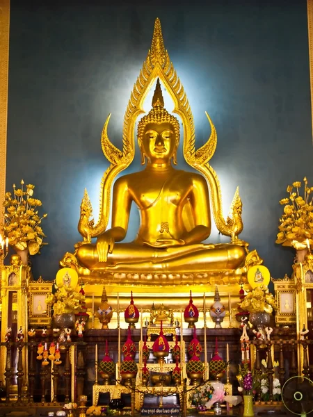 O Buda Shinarath em Bangkok Tailândia — Fotografia de Stock
