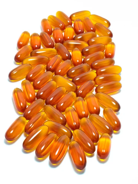 Lecithin gel capsules — Stock Photo, Image