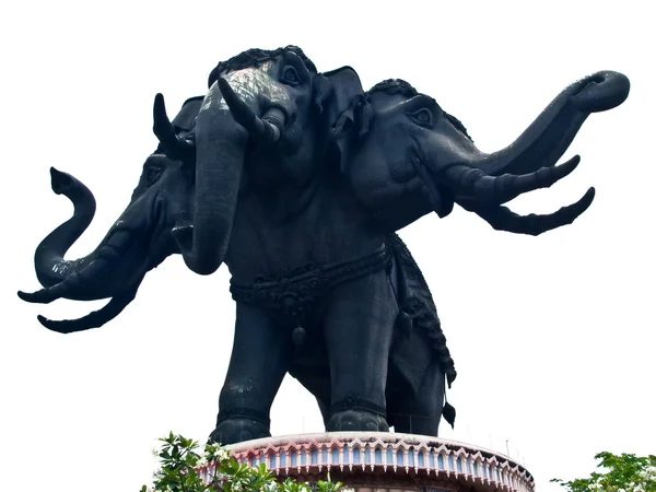 Statut d'éléphant au musée Erawan, Thaïlande — Photo