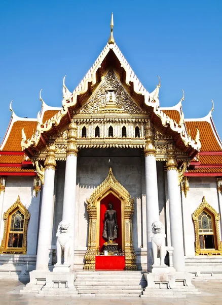 Wat Benjamaborphit, Banguecoque Tailândia — Fotografia de Stock