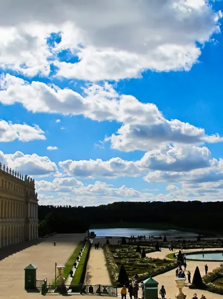View from window from 2nd floor of Versailles — Stock Photo, Image