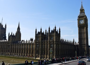 büyük ben mavi gökyüzü arka plan Londra, Birleşik Krallık