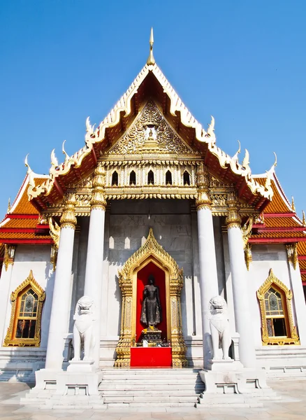 Wat Benjamaborphit, Bangkok tailandia (Vertical ) —  Fotos de Stock