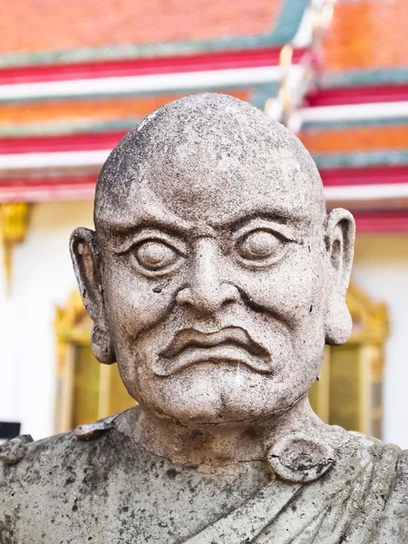 Budizm Tapınağı'nda bir taş heykeller — Stok fotoğraf