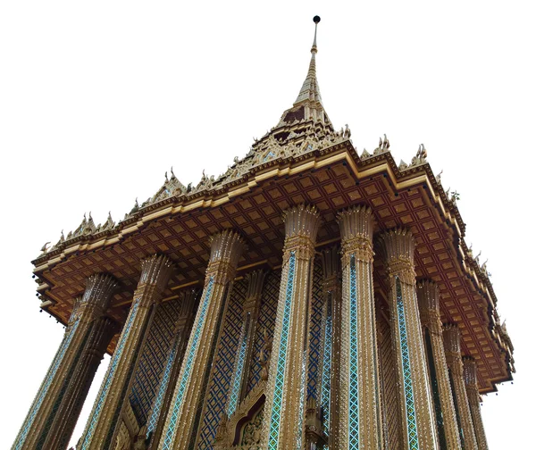Wat Phra Buddhabat isolato su bianco, Thailandia — Foto Stock