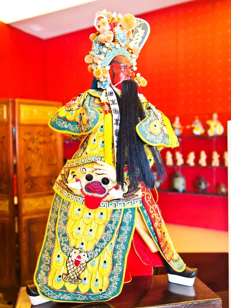 Een kleine marionet van guan yu — Stockfoto