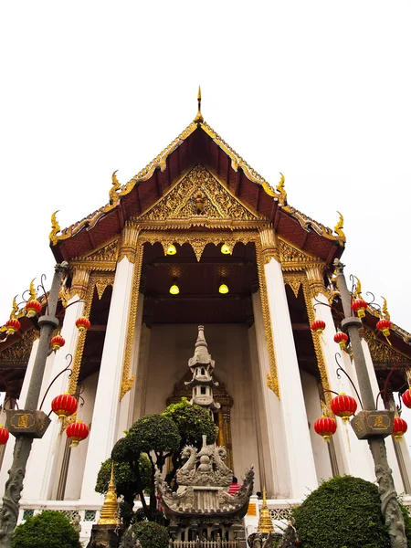 Wat Suthat Thepphawararam храмы в Бангкоке Таиланд — стоковое фото