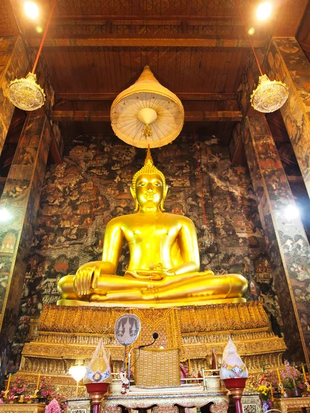 Phra si Σακυαμούνι, άγαλμα του Βούδα στο ο ναός wat suthat, Μπανγκόκ — Φωτογραφία Αρχείου