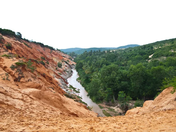 stock image Canyon of the Fairy stream near Mui Ne in Vietnam