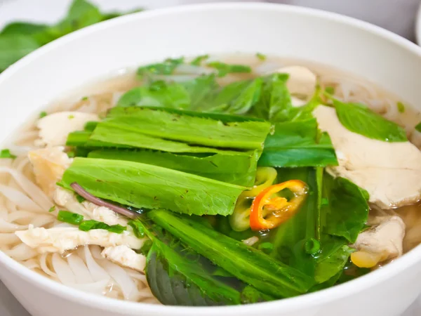 Vietnamesische Nudeln oder Huhn pho lizenzfreie Stockfotos