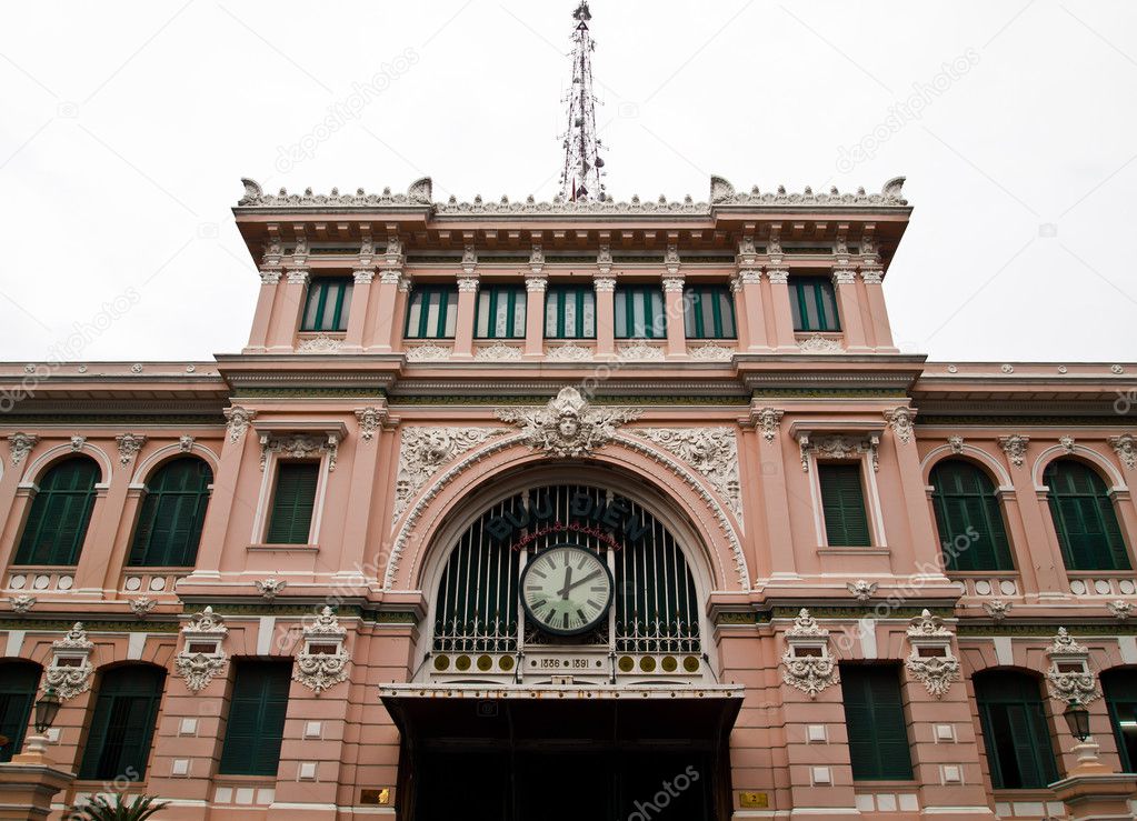 The Post Office in Ho Chi Minh City, Vietnam