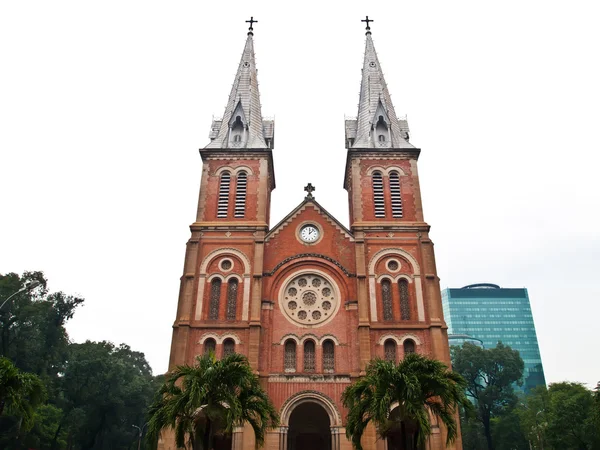 Notre dame kathedraal in ho chi Minhstad-vietnam — Stockfoto