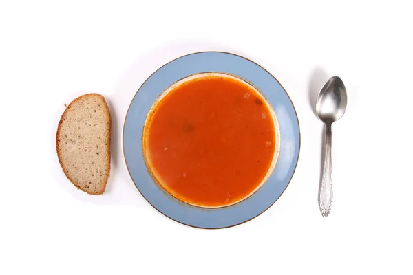 Пластина з суп — стокове фото