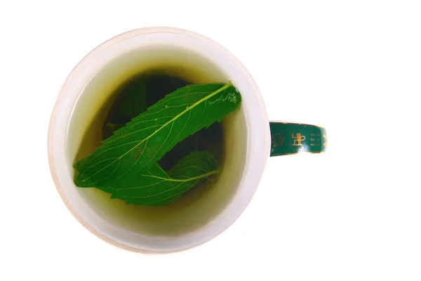 Csésze borsmenta tea — Stock Fotó