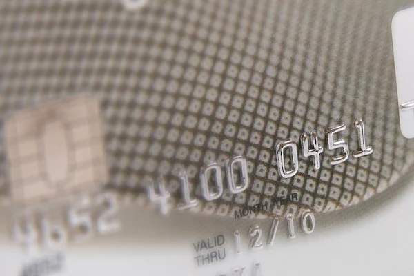 Encerramento do cartão de crédito — Fotografia de Stock