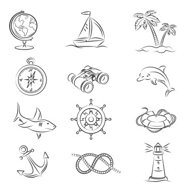 Sea Travel Set clipart